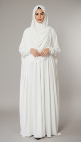 Namaz Gown - White